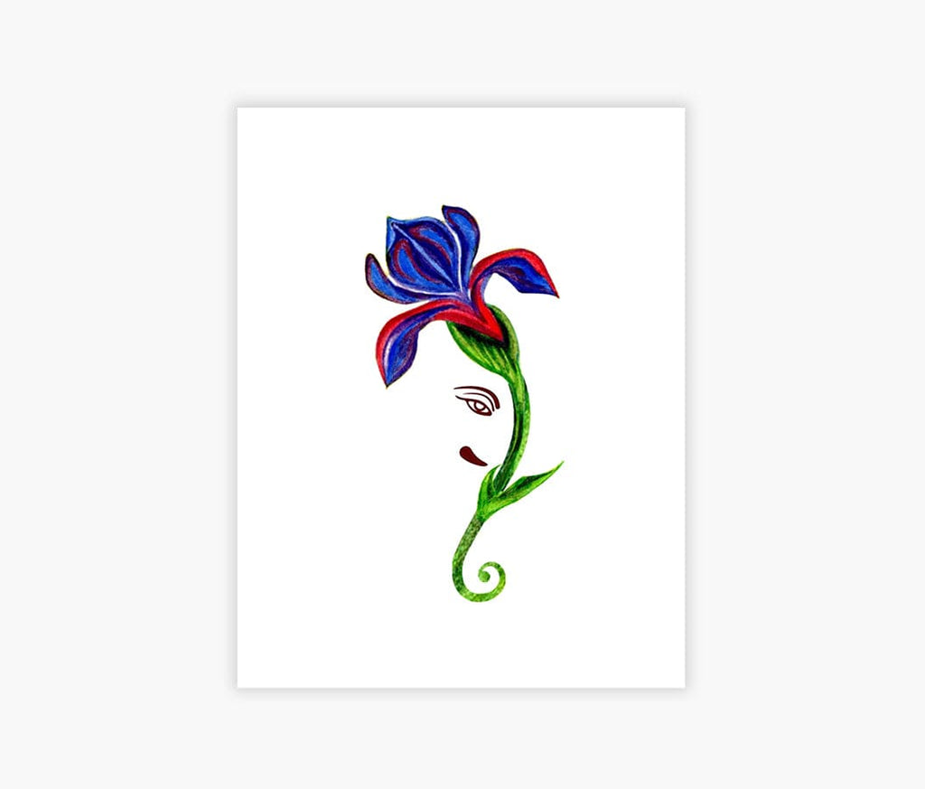 Kannika Art Iris Ganesha | Art Print