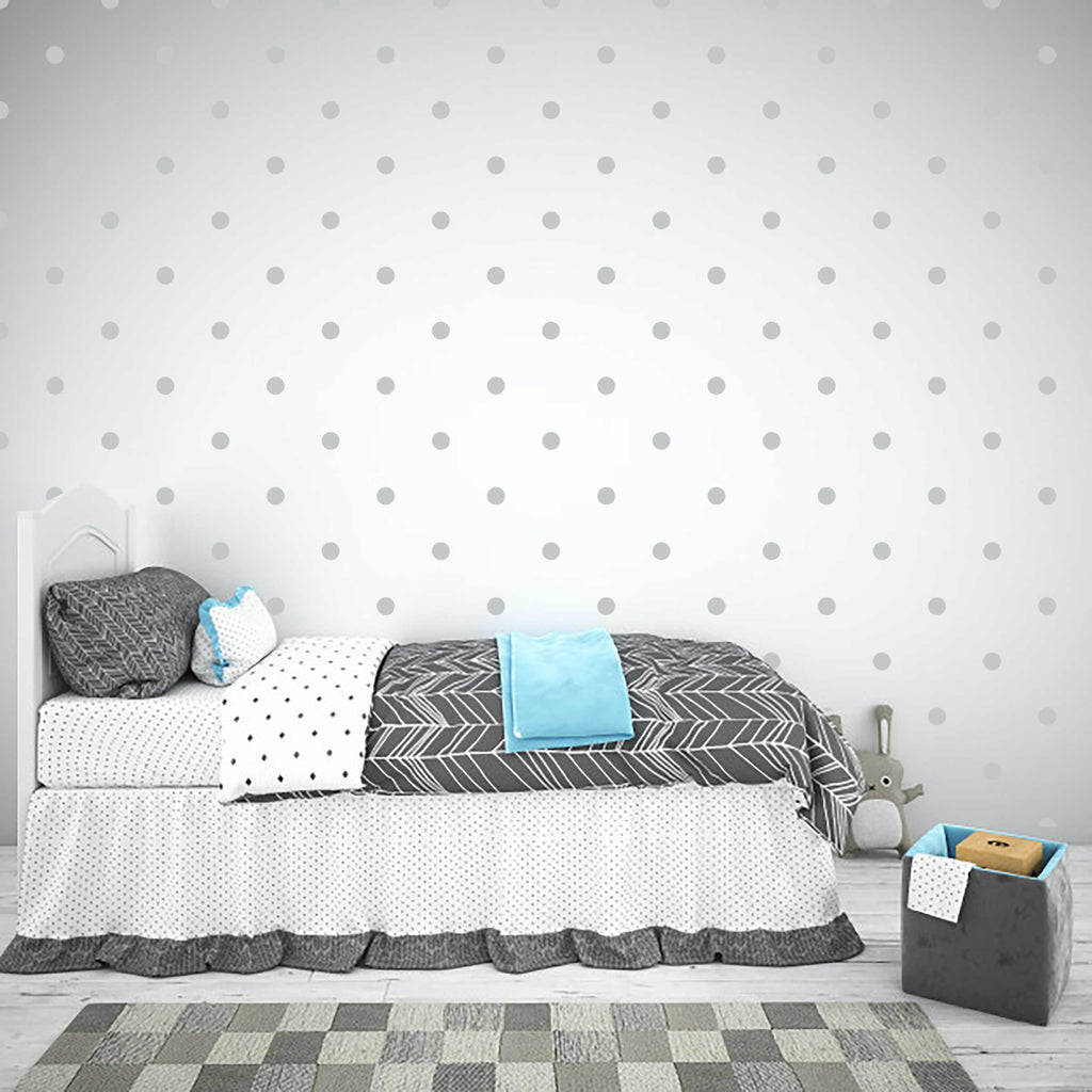 Kannika Art Shape Decal Sets 1" Mini Polka Dots | Shape Decals