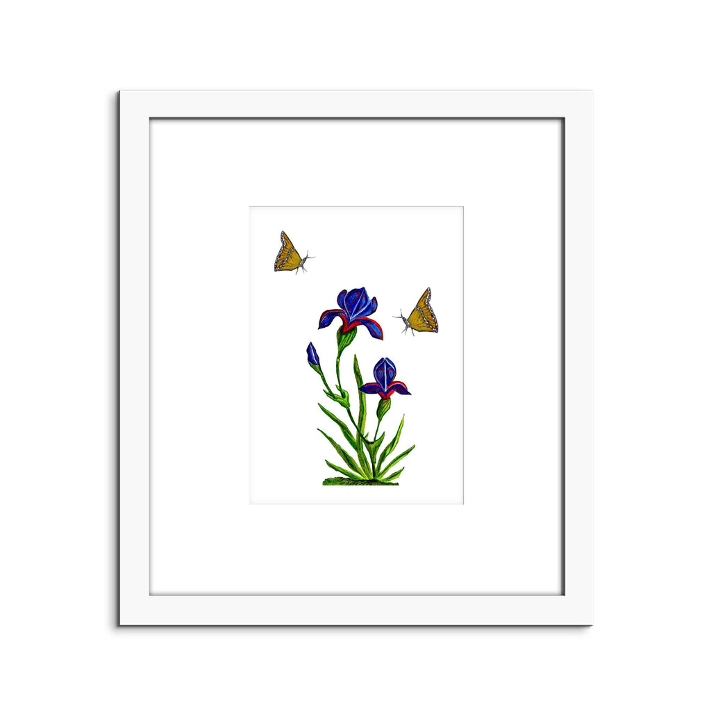 Kannika Art The Iris Bloom | Art Print